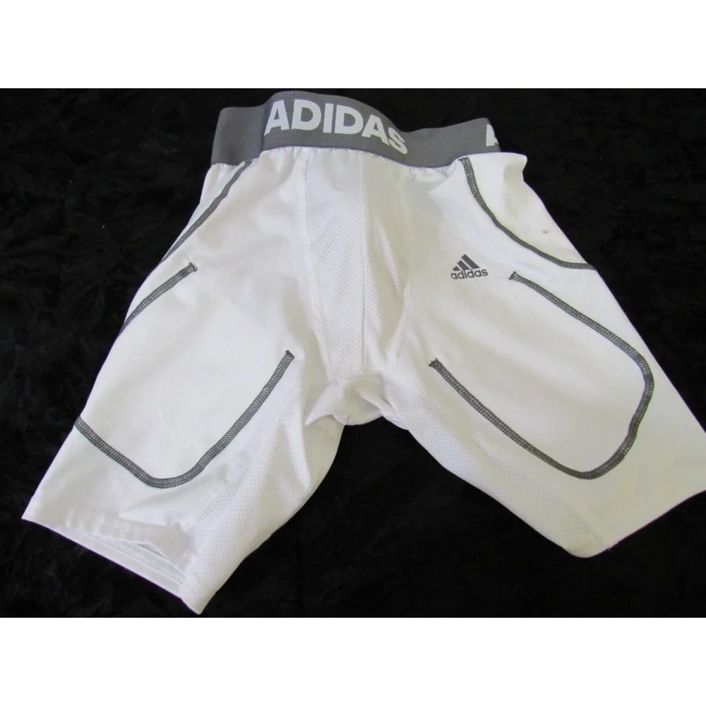 Adidas Youth Baseball‎ Sliding Shorts White/ with Cup Size Youth Small